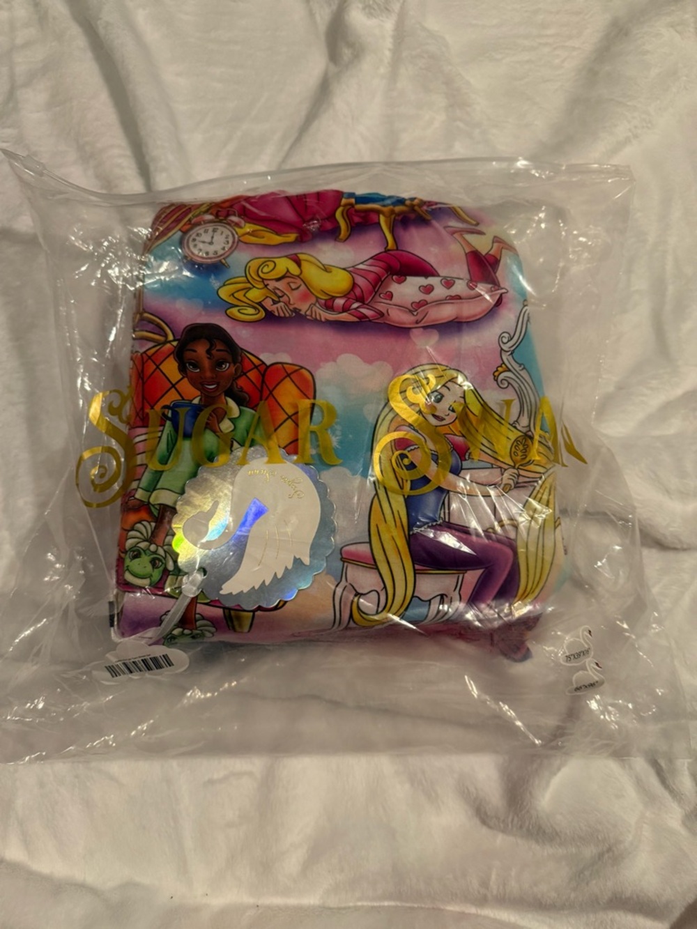 Sugar Swan Princess Sleepover Bamboo Twin Sheet *Brand New*